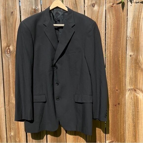 🔥 Take 50% OFF- Emanuel Ungaro Black Suit Jacket/Blazer, Size-48R/40W - Picture 1 of 9